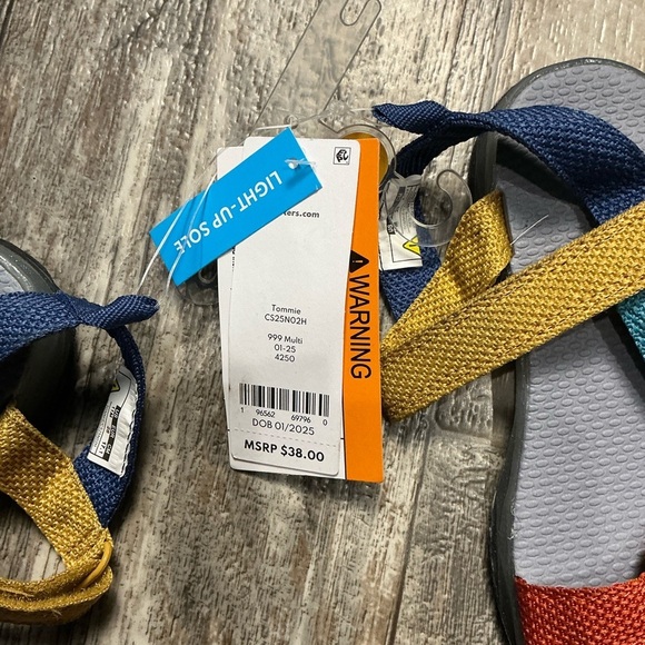 Carter's Kids Multicolor Light Up Sandals Size 11 - Picture 5 of 9